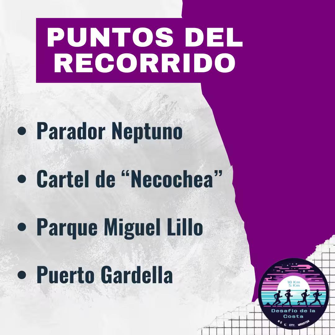 Puntos del recorrido